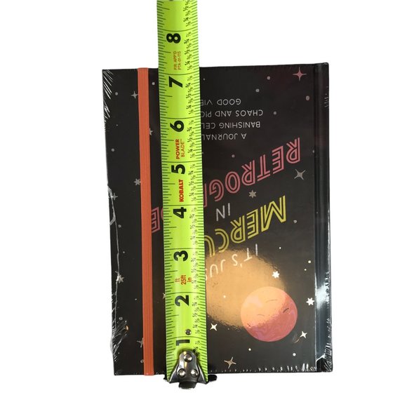It's Just Mercury in Retrograde Interactive Journal, Blank, NWT New - Picture 2 of 4